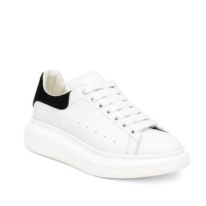 Women's White and Black Sneakers